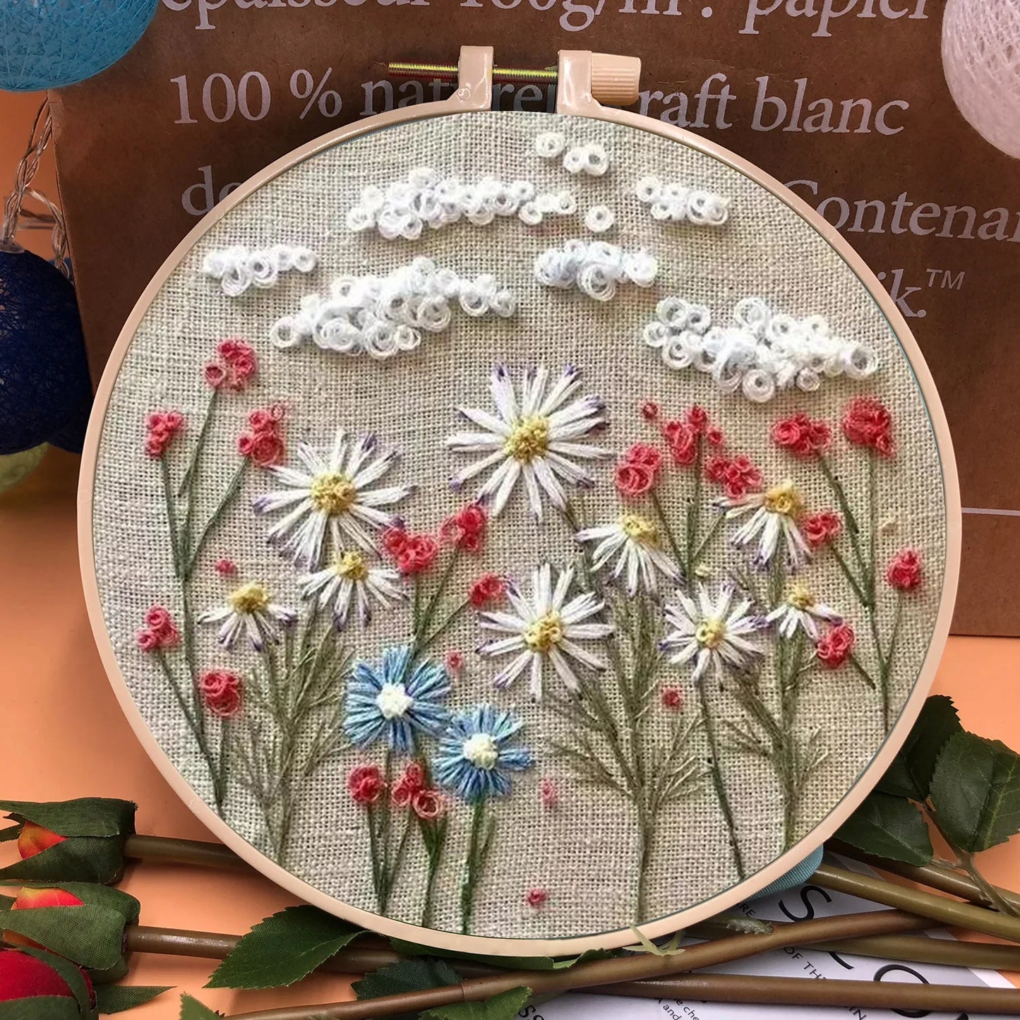 CraftHoop 3D Blossom Embroidery Kit