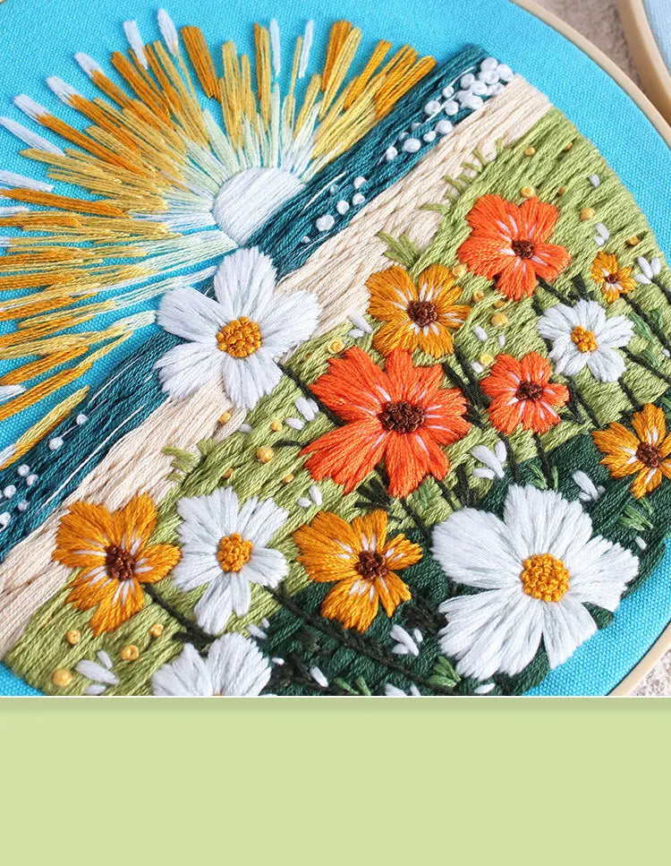 CraftHoop Dreamy Fields Embroidery Kit