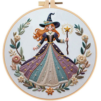 CraftHoop Enchanted Witches Embroidery Kit