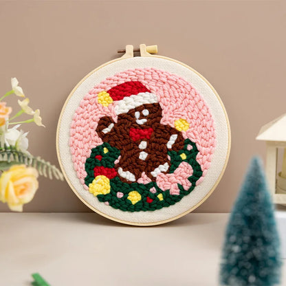 CraftHoop Christmas Cheer Punch Needle Kit