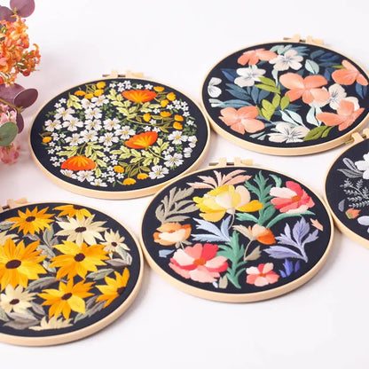 CraftHoop Botanical Glow Embroidery Kit