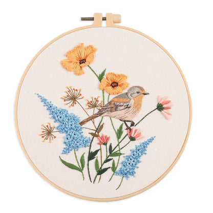 CraftHoop Birds & Blossoms Embroidery Kit