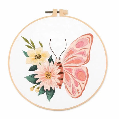 CraftHoop Butterfly Embroidery Kit