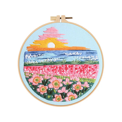 CraftHoop Dreamy Fields Embroidery Kit