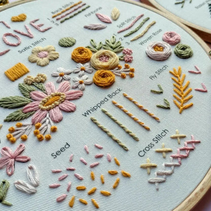 CraftHoop 'Love Yourself' Beginner Stitch Set