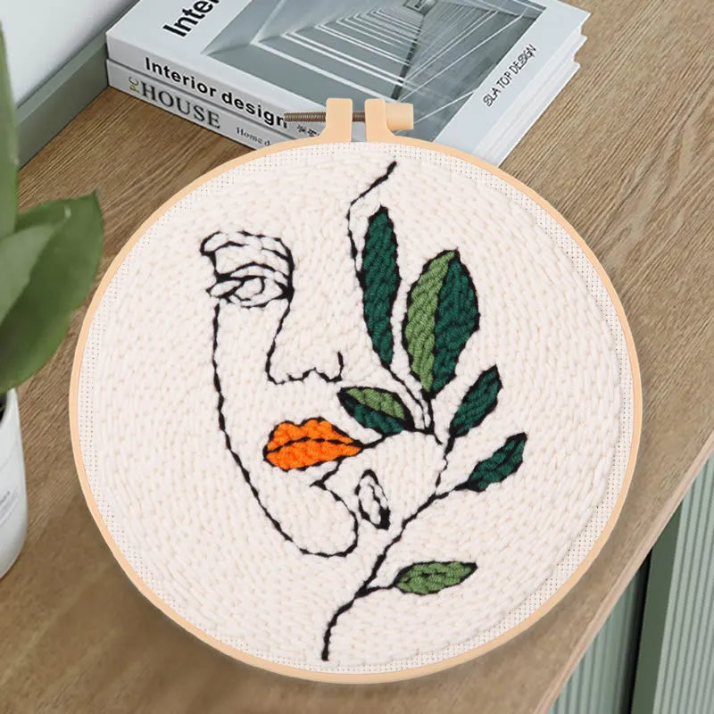 CraftHoop Botanical Muse Punch Needle Kit