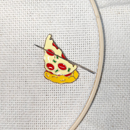 Magnetic Needle Holders: Pizza & Hamburger