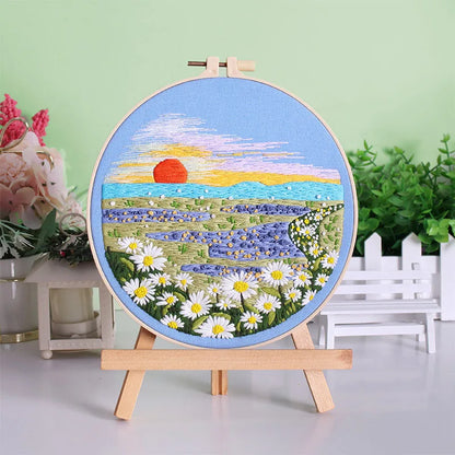 CraftHoop Dreamy Fields Embroidery Kit