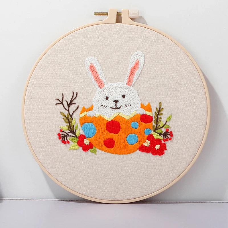 CraftHoop Easter Blooms Embroidery Kit
