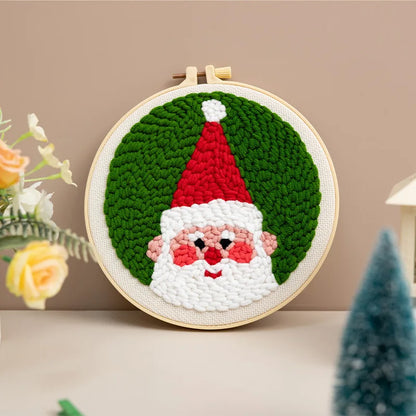CraftHoop Christmas Cheer Punch Needle Kit