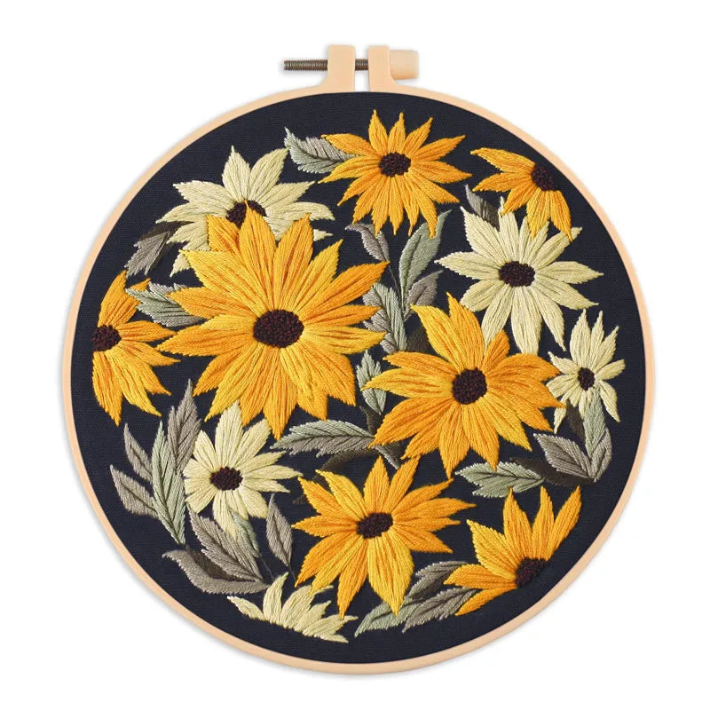 CraftHoop Botanical Glow Embroidery Kit