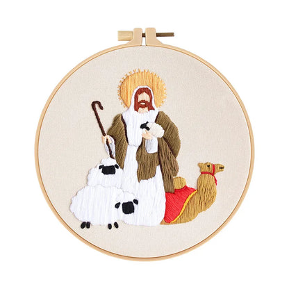 CraftHoop Christmas Nativity Embroidery Kit