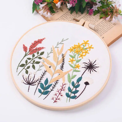 CraftHoop Wild Garden Embroidery Kit