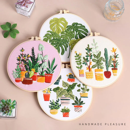 CraftHoop Plant Lover’s Embroidery Kit