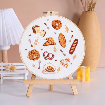 CraftHoop Food Art Embroidery Kit