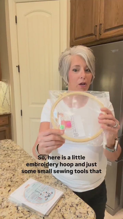 CraftHoop 3 Sets Starter Embroidery Kit